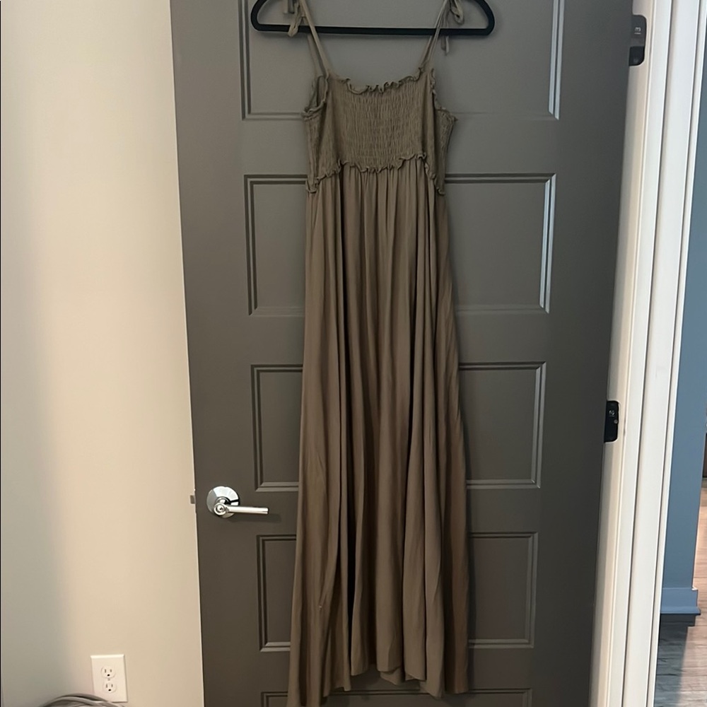 Tuckernuck/Pomander Place, Olive Green Maxi Dress